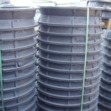 Люк чугунный канализационный тяжелый Т