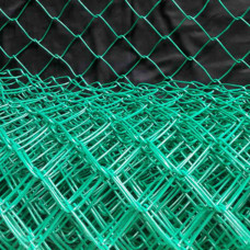 Сетка Рабица 5x5x1.2 мм в рулоне 1x10 м с полимерным покрытием