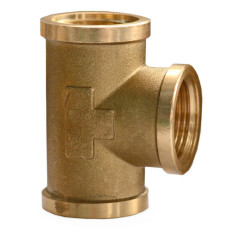 Тройник латунный 15х15 мм